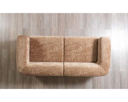 Nova Brenda Coffee Boucle Sofa 93" & Loveseat 71"