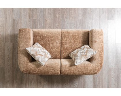 Nova Brenda Coffee Boucle Sofa 93" & Loveseat 71"