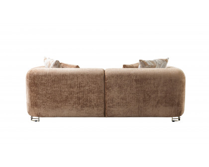 Nova Brenda Coffee Boucle Sofa 93" & Loveseat 71"