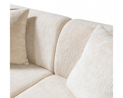 Nova Brenda Ivory Boucle Sofa 93" & Loveseat 71"