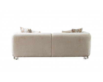 Nova Brenda Ivory Boucle Sofa 93" & Loveseat 71"