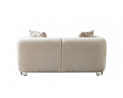 Nova Brenda Ivory Boucle Sofa 93" & Loveseat 71"