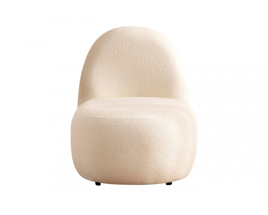 Nova - Cloe Ivory Boucle Accent Chair