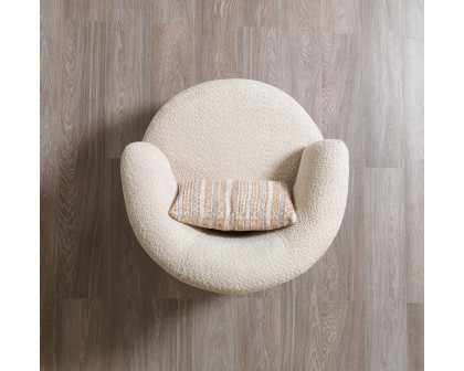 Nova - Destina Ivory Boucle Chair