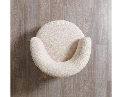 Nova - Destina Ivory Boucle Chair