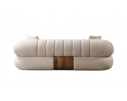 Nova - Destina Ivory Boucle Sofa 96" & Loveseat 81"