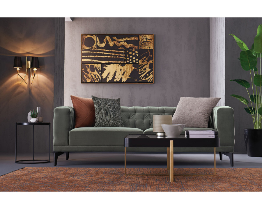 Nova - Dorian 3-Seater Sofa in Green