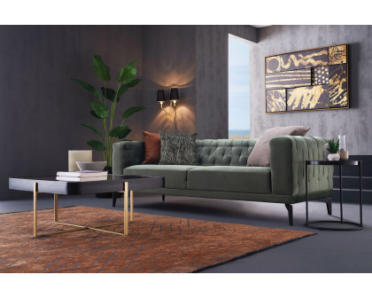 Nova - Dorian 3-Seater Sofa in Green