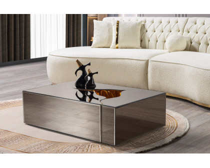 Nova - Dream Glass 3-Piece Coffee Table