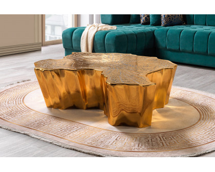 Nova - Elisha Gold Coffee Table