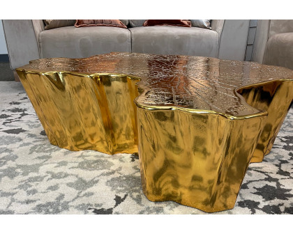 Nova - Elisha Gold Coffee Table