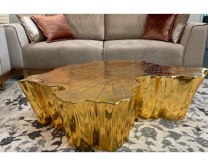 Nova - Elisha Gold Coffee Table