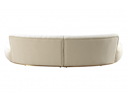 Nova Ella Boucle Curved Sectional - Ivory