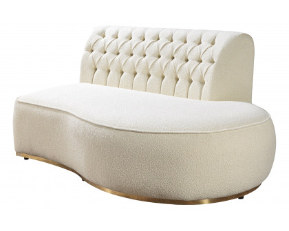 Nova Ella Boucle Curved Sectional - Ivory