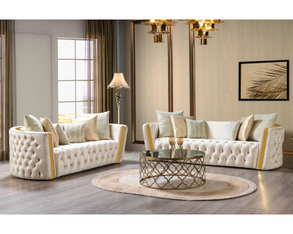 Nova - Fanci Velvet Sofa & Loveseat