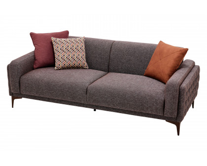 Nova - Fortuna 2.5-Seater Sofa in Brown