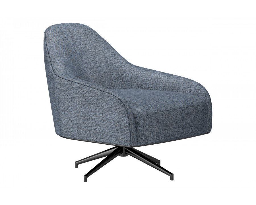 Nova - Giorno Swivel Armchair in Blue