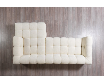 Nova Ivy Ivory Boucle RAF 110" Sectional