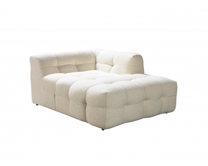 Nova Ivy Ivory Boucle RAF 110" Sectional