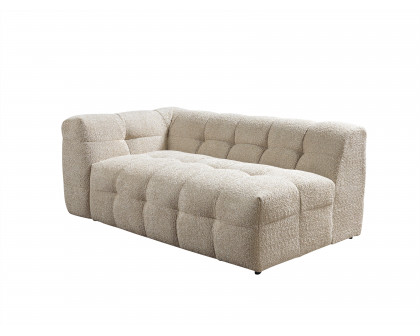 Nova Ivy Sand Boucle RAF 110" Sectional