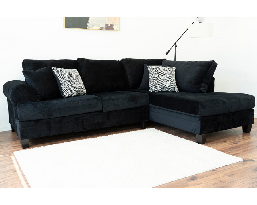 Nova Jamba Sectional - Black