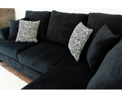 Nova Jamba Sectional - Black