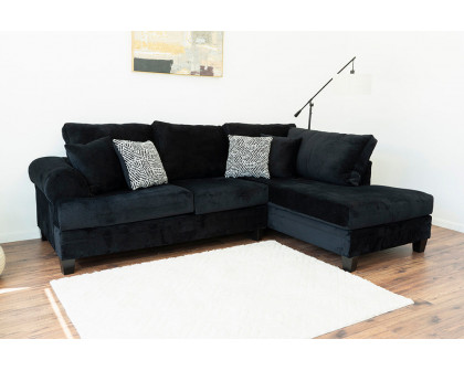 Nova Jamba Sectional - Black