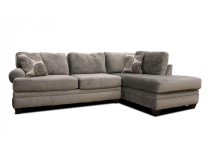 Nova Jamba Sectional - Mercury Smoke