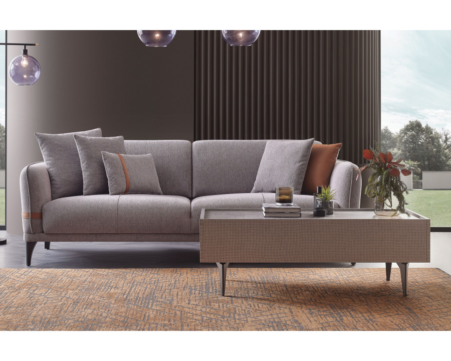 Nova - Linz 3-Seater Sofa Bed in Gray