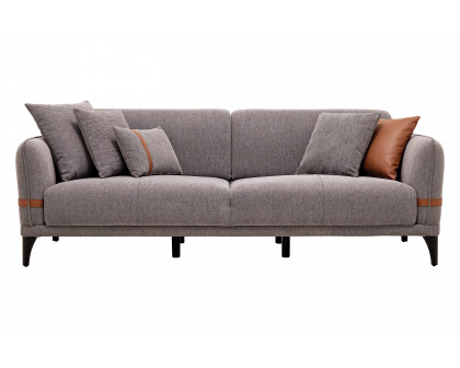 Nova - Linz 3-Seater Sofa Bed in Gray