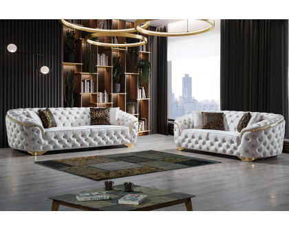 Nova - Lupino Velvet Sofa & Loveseat