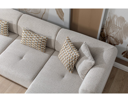 Nova - Lyna Ivory 3 Pc 144" RAF Sectional