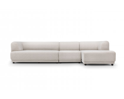 Nova - Lyna Ivory 3 Pc 144" RAF Sectional