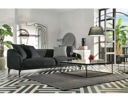 Nova - Maison 3-Seater Sofa in Black