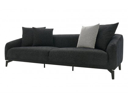 Nova - Maison 3-Seater Sofa in Black