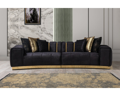 Nova - Michelle Velvet Curved Sectional