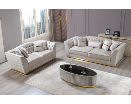 Nova - Milena Coffee Table in Ivory