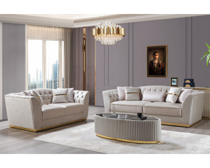 Nova - Milena Coffee Table in Ivory