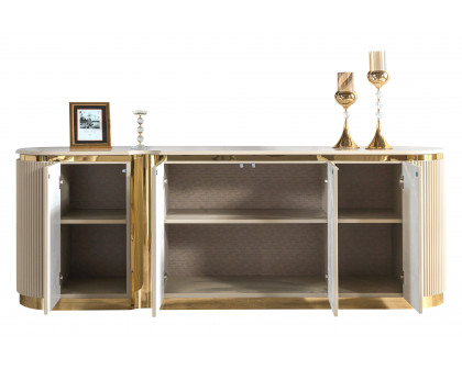 Nova - Milena Dining Server in Ivory