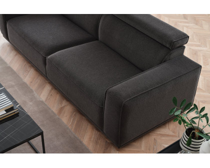 Nova - Milos 3-Seater Sofa in Black