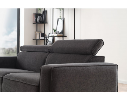 Nova - Milos 3-Seater Sofa in Black