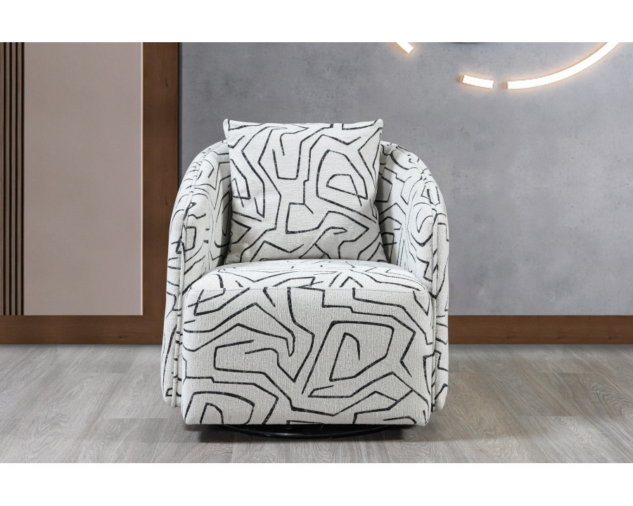 Nova - Olivia Swivel Accent Chair