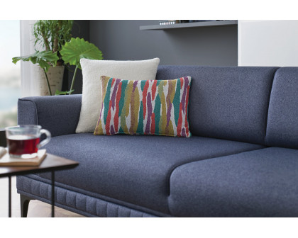 Nova - Pavia 3-Seater Sofa Bed in Navy Blue