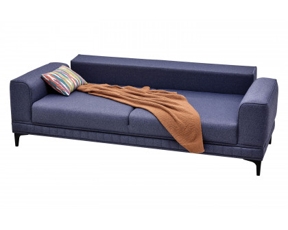 Nova - Pavia 3-Seater Sofa Bed in Navy Blue