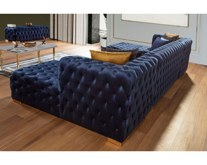 Nova Polo U-Shape Sectional - Blue