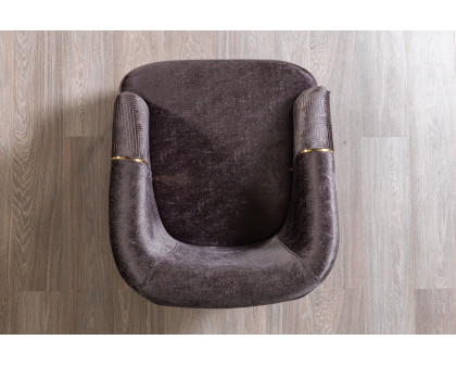 Nova™ Santana Velvet Chair - Smoke