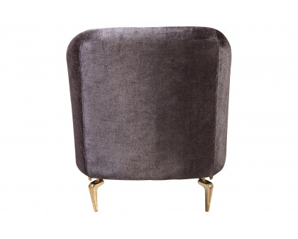 Nova™ Santana Velvet Chair - Smoke