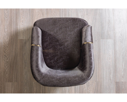 Nova Santana Velvet Sofa & Loveseat - Smoke