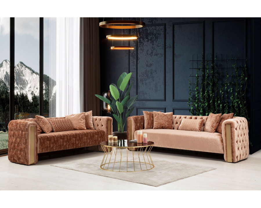 Nova - Scarlett Plush Sofa & Loveseat