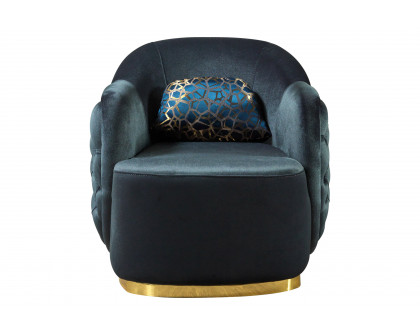 Nova™ Victoria Velvet Chair - Holly Green